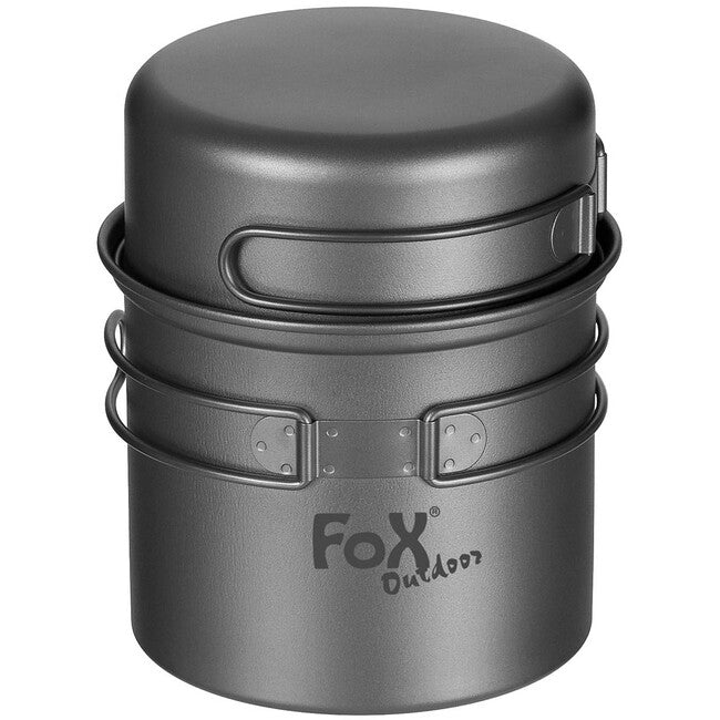 Fox Outdoor Dinnerware Set, Titanium