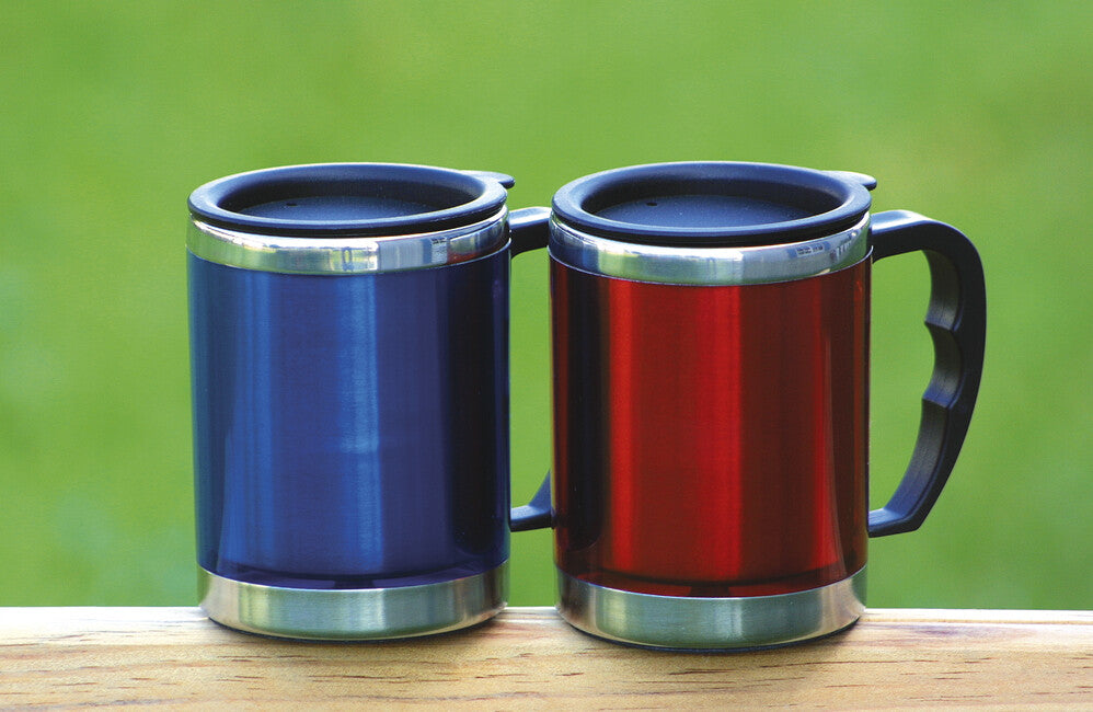 BasicNature MUG Stainless Steel Thermos Red 0.42 l