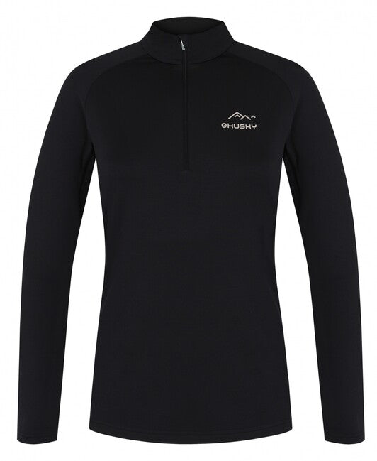 HUSKY Tromi Zip Women's Thermal Shirt, Black, L