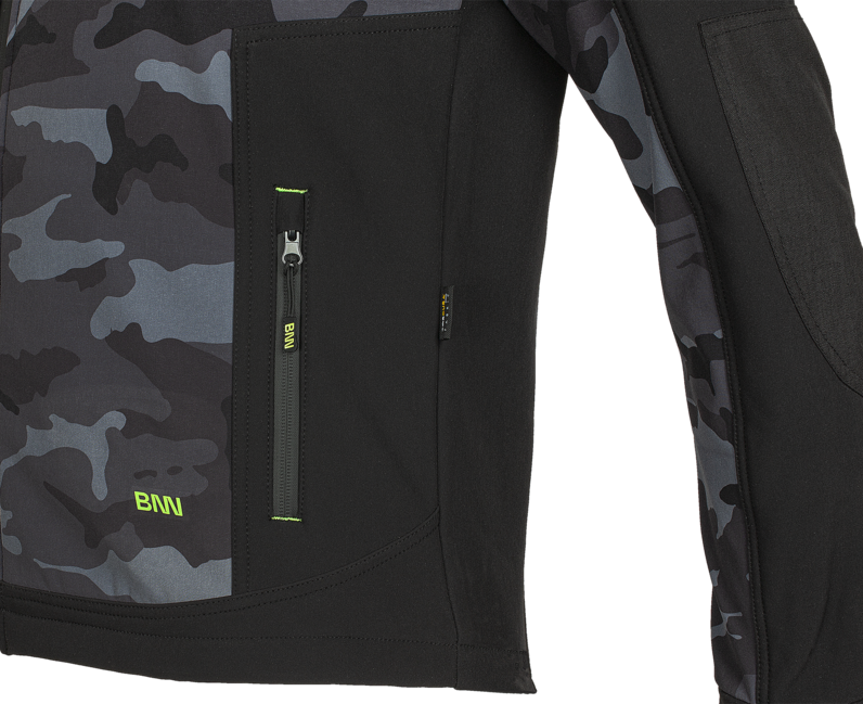 BENNON Camos Softshell Jacket, Black/Grey