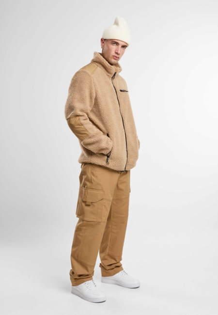 Brandit Ramble Teddyfleece Men's Fleece Jacket, Camel