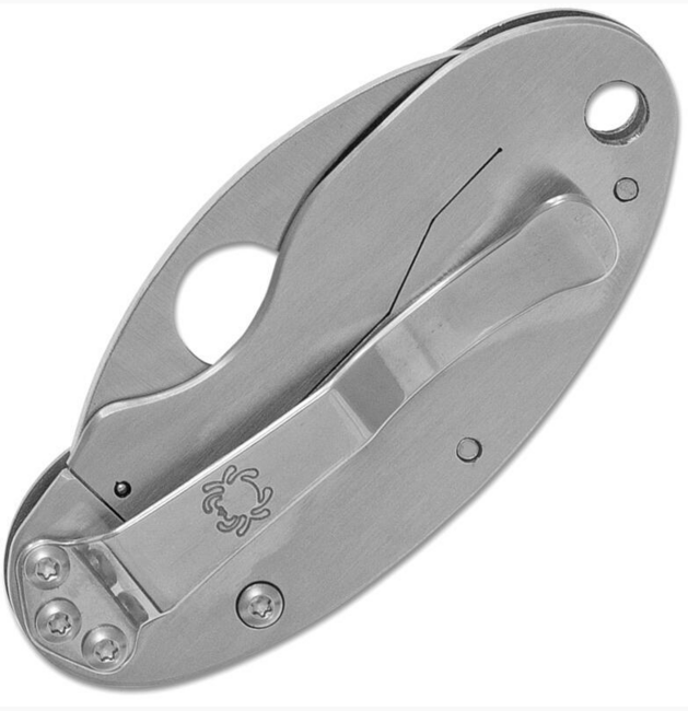 Spyderco Cricket Folding Knife, 4.7 cm, Full Steel