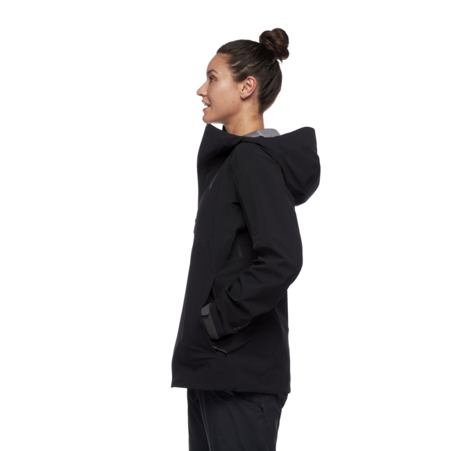 Black Diamond Women's Recon Stretch Ski Shell Jacket, Black