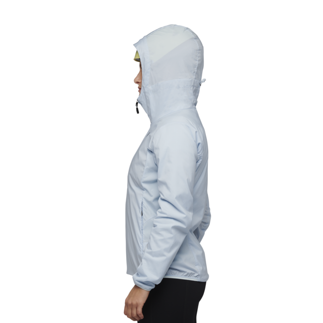 Black Diamond Women's Alpine Start Insulated Hoody Softshell Jacket, Belay Blue