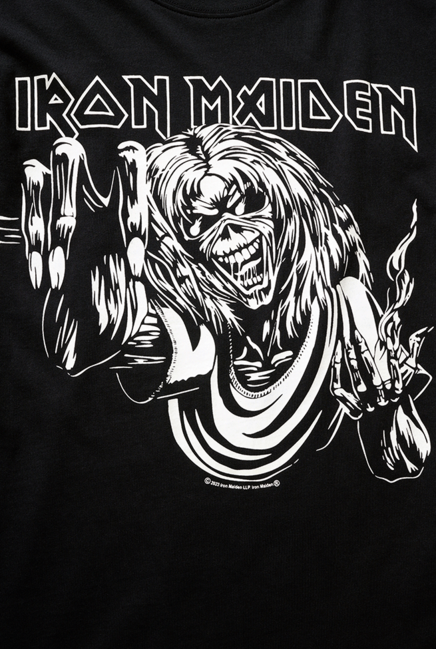 Brandit Iron Maiden Eddy Glow T-Shirt, Black