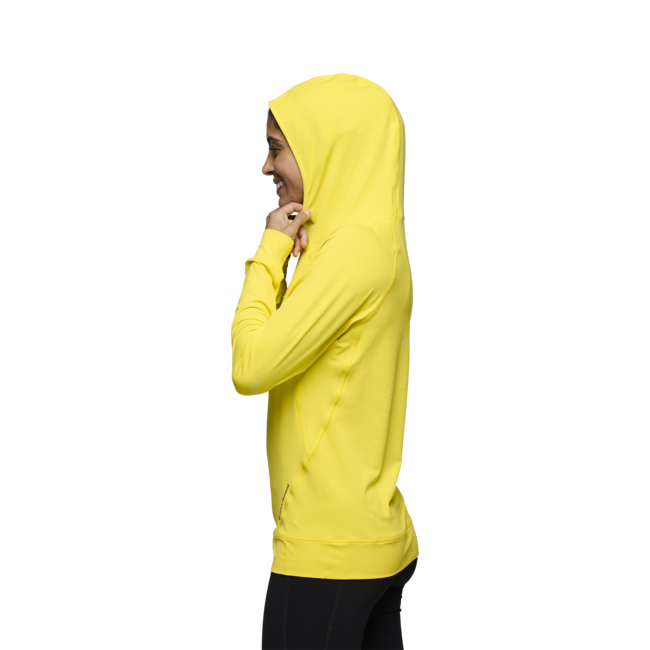 Black Diamond Alpenglow Women's Hoodie, Clean Yellow