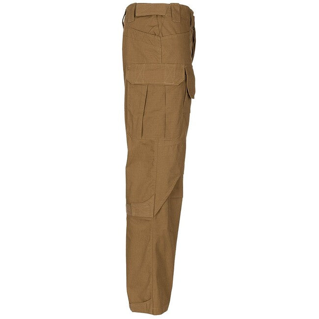 MFH Professional Mission Combat Pants Ny/Co Rip Stop, Coyote Tan