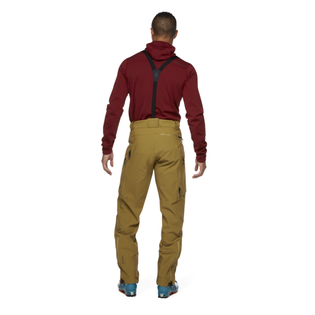 Black Diamond Men's Dawn Patrol Hybrid Pants, Dark Curry