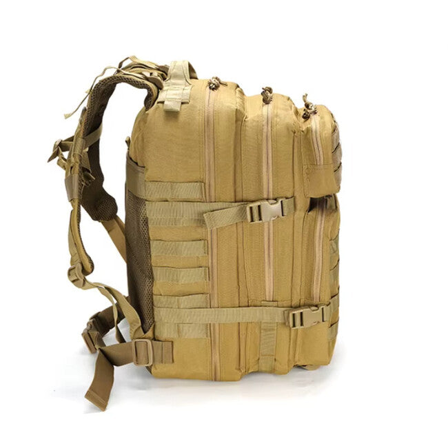 DRAGOWA US Flag Molle 3P Backpack, Coyote