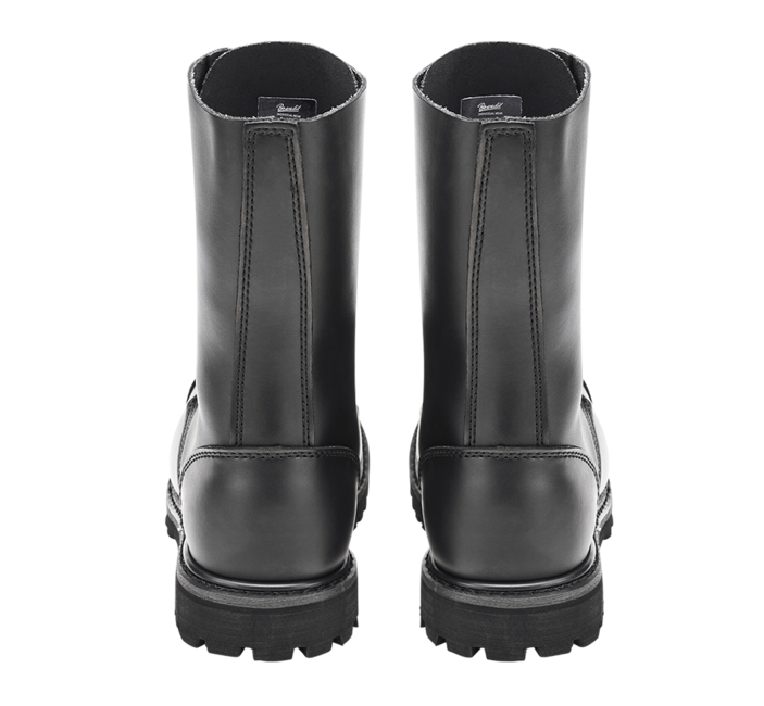 Brandit Leather Canada Phantom Boots with 14-Row Lacing, Black