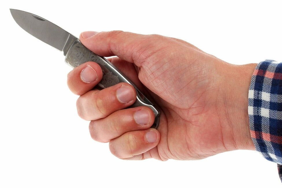 Eka Classic 5 Knife, 5.6 cm All-Steel with Ornaments