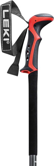 LEKI Haute Route 2 Ski Touring Poles, Dark Anthracite/Dark Red/Black