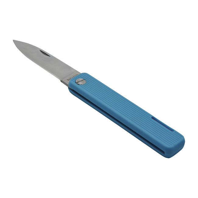 Baladeo ECO356 Papagayo Pocket Knife, 7.5cm Blade, 420 Steel, TPE Handle, Turquoise
