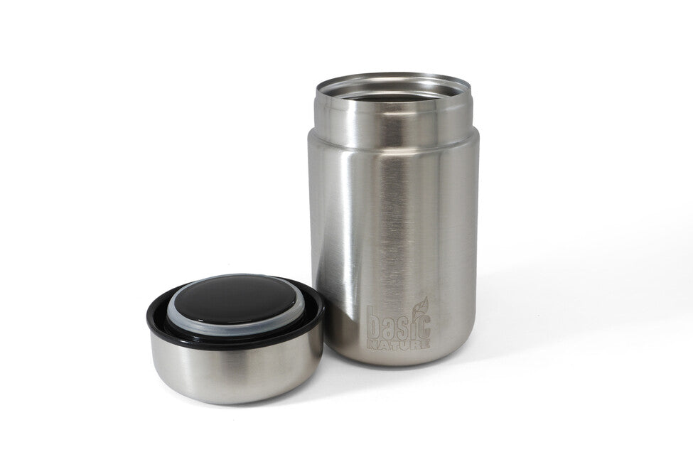 BasicNature Stainless Steel Food Container 0.4 l