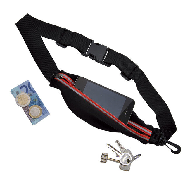 Baladeo TRA064 Performance Running Reflective Armband, Black-Red