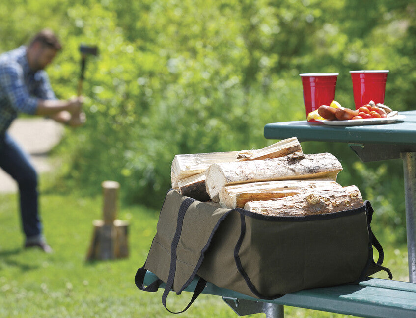 Coghlans CL Log Carrier Canvas Wood Bag