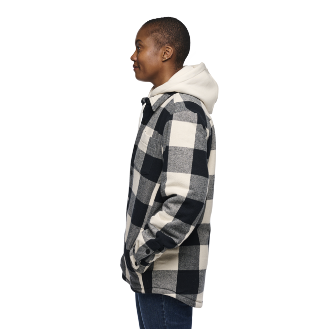 Black Diamond Dámska flanelová košeľa Project Lined Flannel, black-off white plaid