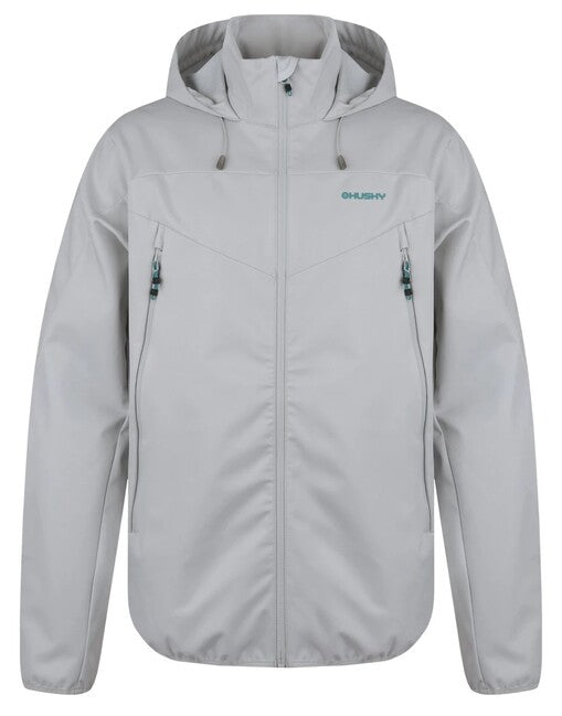 Husky Sonny Men's Softshell Jacket, Light Grey