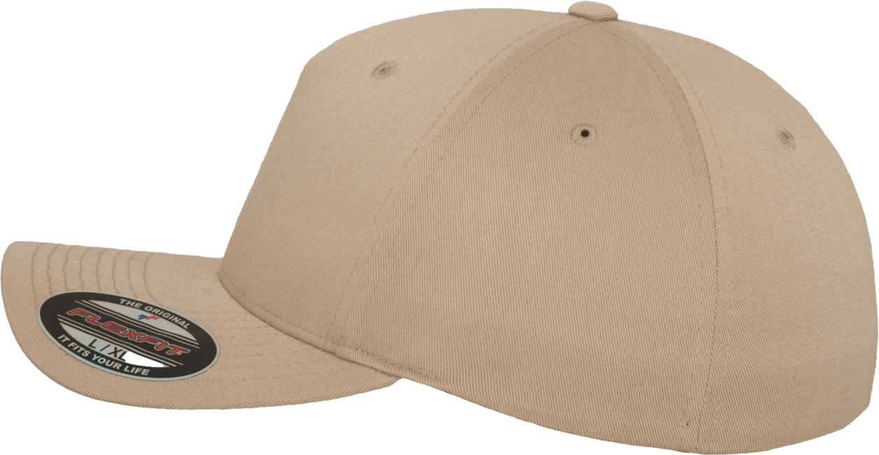Brandit Flexfit 5 Panel Cap, Khaki