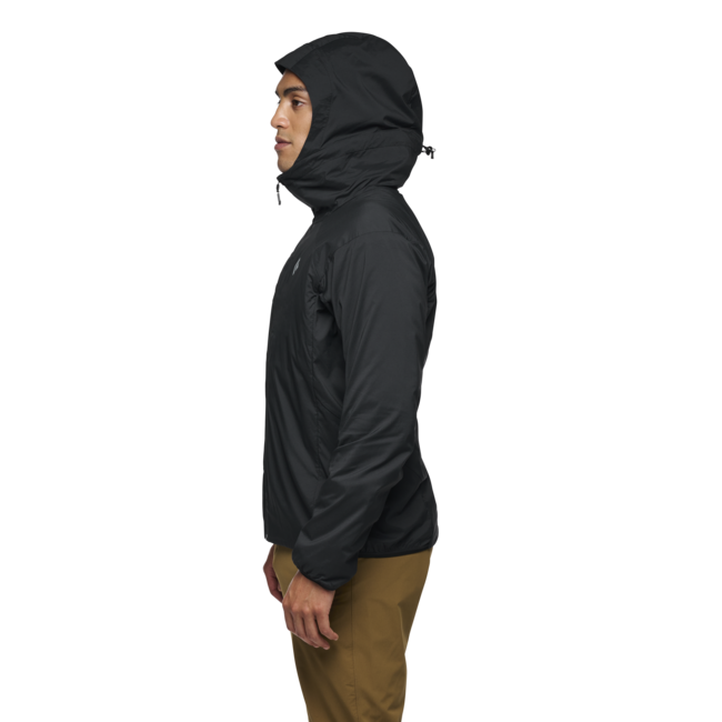Black Diamond Women's Men's Softshell Jacket Alpine Start Insulated Hoody, Black