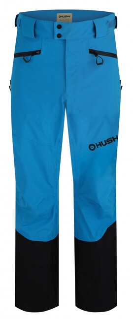 HUSKY Kippe Men's Hardshell Pants, Navy Blue/Black
