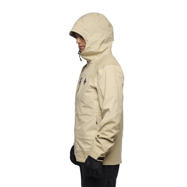 Black Diamond Women's Recon Stretch Pro Men's Shell Ski Jacket, Khaki