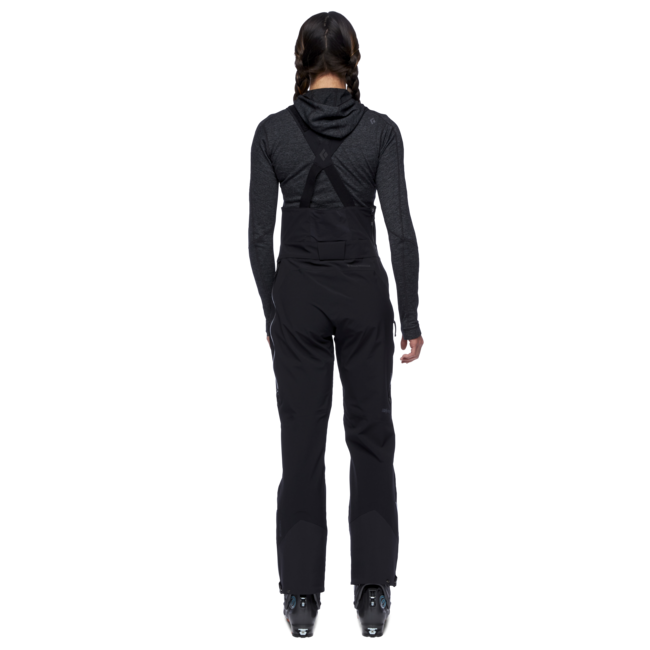 Black Diamond Recon Stretch Bibs Women's Bib Pants, Black