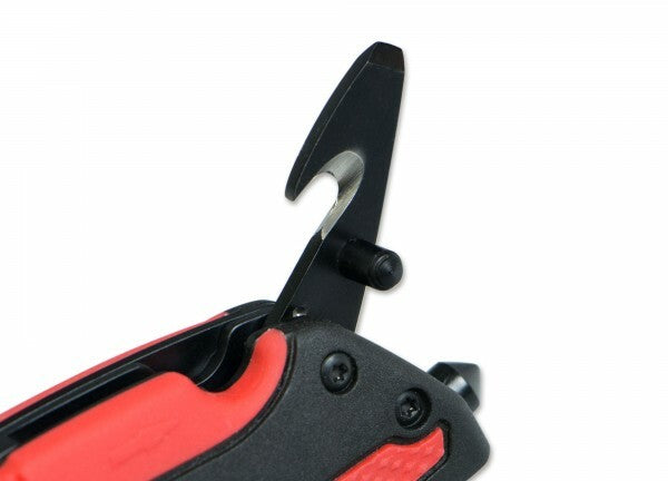 Böker Savior 1 Rescue Knife 8.4cm, Black-Red, Nylon Sheath