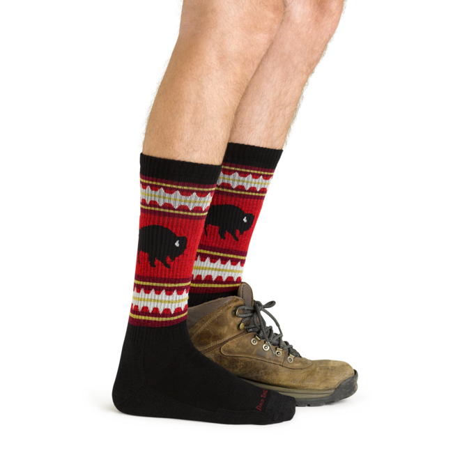 Darn Tough VanGrizzle Boot Midweight Cushion Socks, Black