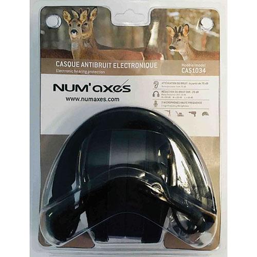 Numaxes electronic chrániče sluchu Cas1034, čierne
