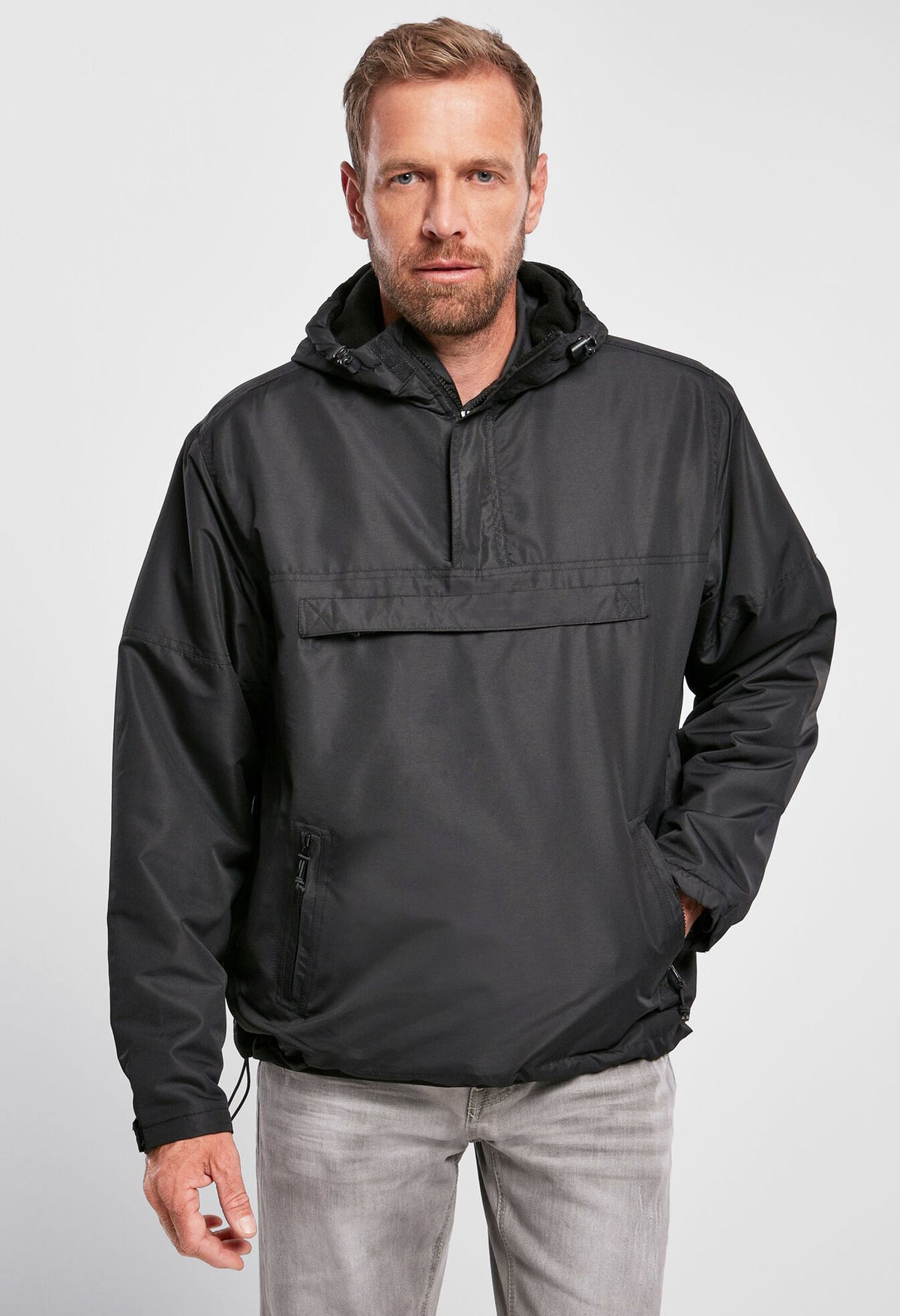 Brandit Windbreaker bunda, čierna