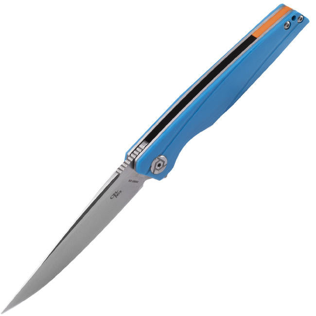 CH Knives Ch3007 G10 Folding Knife, Blue