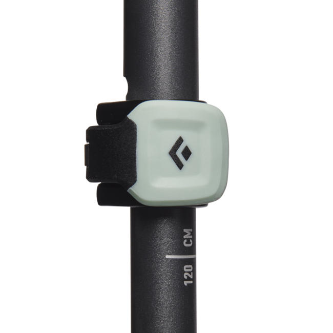 Black Diamond Pursuit Shock Trekking Poles, Steel Grey-Foam Green