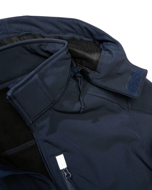 Brandit Hurricane Softshell Jacket, Navy Blue