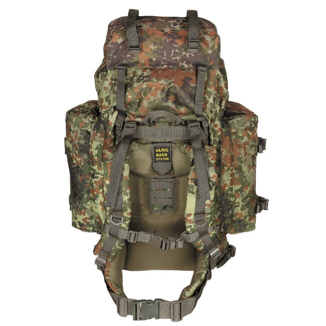 MFH BW Mountain Backpack, Flecktarn, 80L