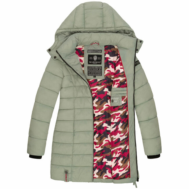 Marikoo Women's Quilted Hooded Jacket Abendsternchen