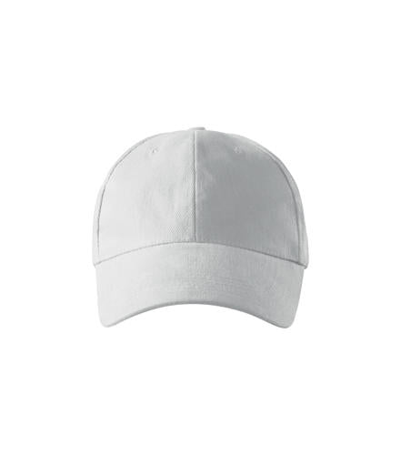 Malfini 6P kids' cap 380g/m2, white