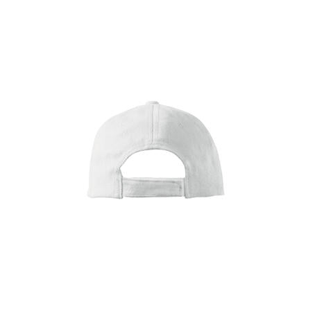 Malfini 6P kids' cap 380g/m2, white