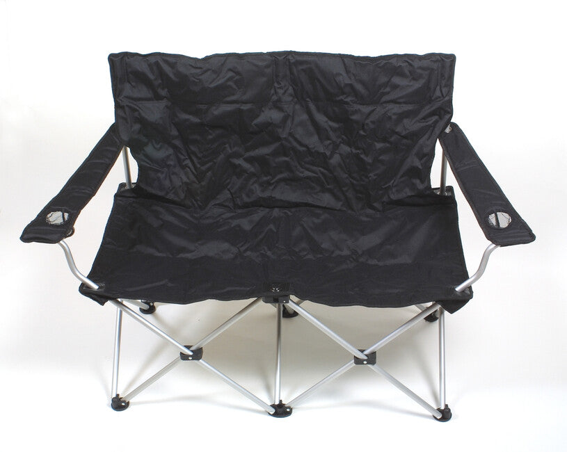 BasicNature Love Seat Travel Chair, Black