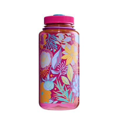 Nalgene WM Sustain Water Bottle 1L Botanical Florals