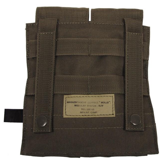 MFH Double Magazine Pouch, Olive