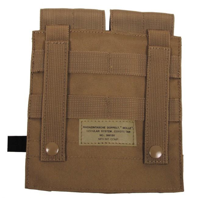 MFH Double Magazine Pouch, Coyote