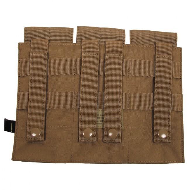 MFH Triple Magazine Pouch, Coyote