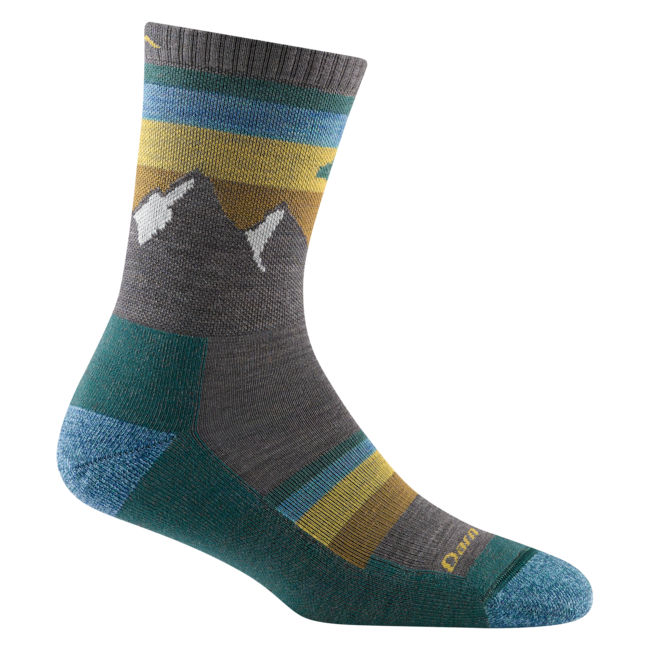 Darn Tough Sunset Ledge Micro Crew Lightweight Cushioned Socks, Taupe