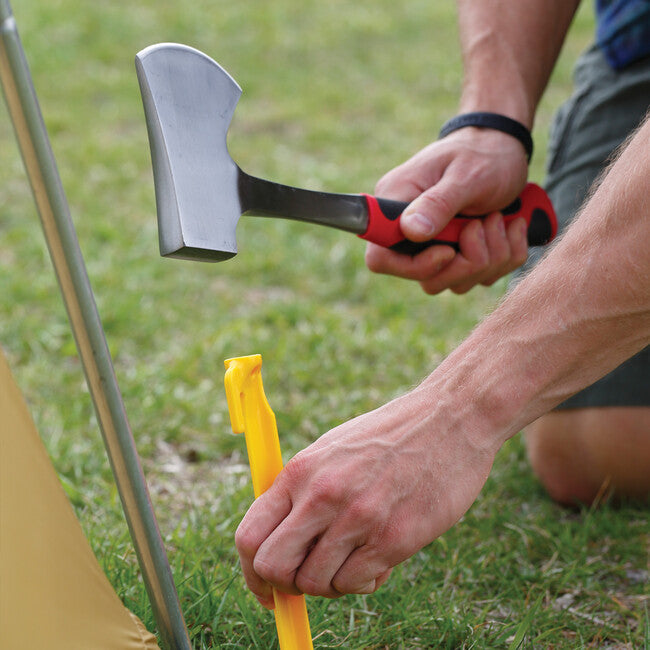 Coghlans Durable Steel Camping Axe with Rubber Handle