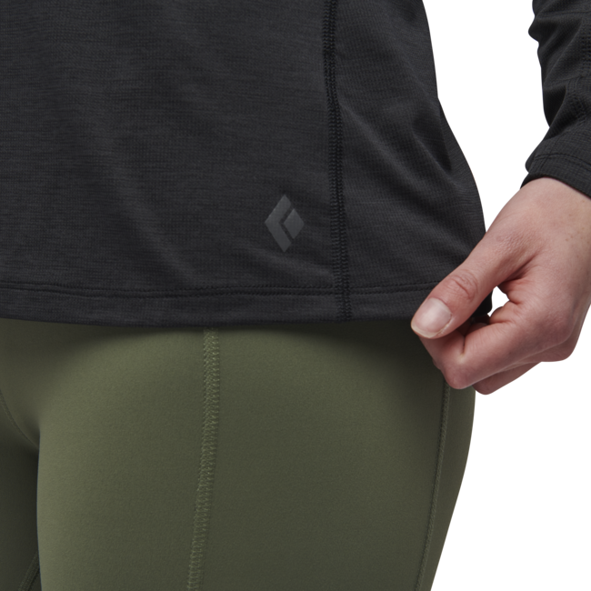 Black Diamond Lightwire Tech Men's Long Sleeve Shirt, Black