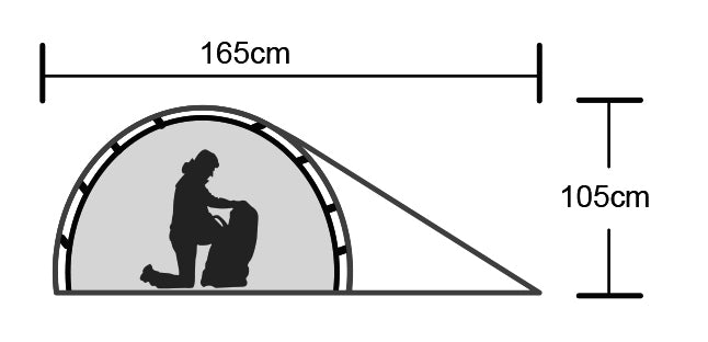 Origin Outdoors Snugly Tent 1 Person