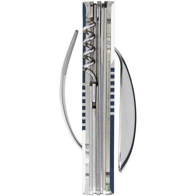 Akinod A02M00044 Multifunctional Utensil 13h25, Blue Marinière-Mirror Finish