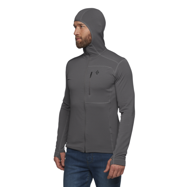 Black Diamond Coefficient Men's Hoodie, Granite