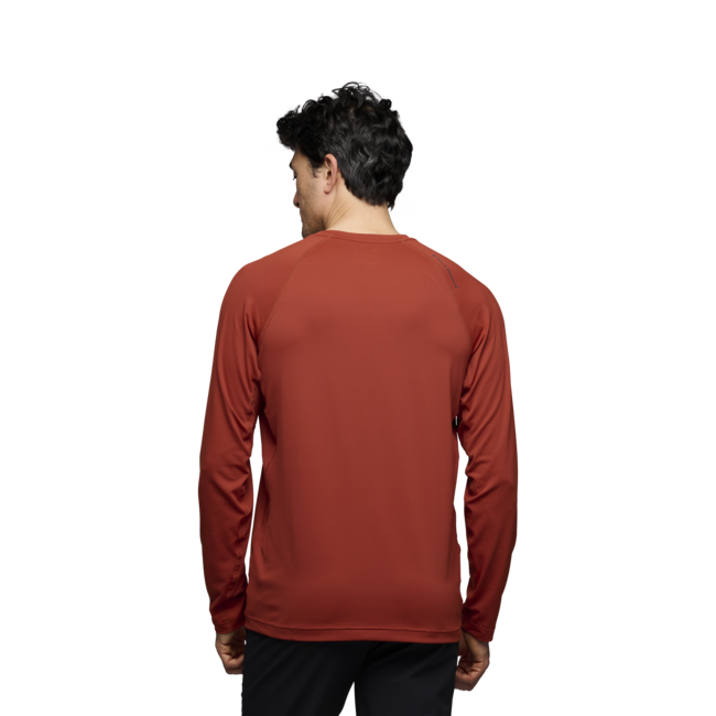 Black Diamond Alpenglow Crew Long Sleeve T-Shirt Men's, Burnt Sienna
